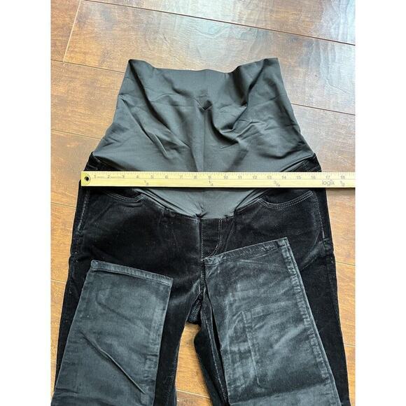 Ann Taylor Loft Maternity Black Full Panel Corduroys Pants NWT Size 10 - Picture 6 of 7